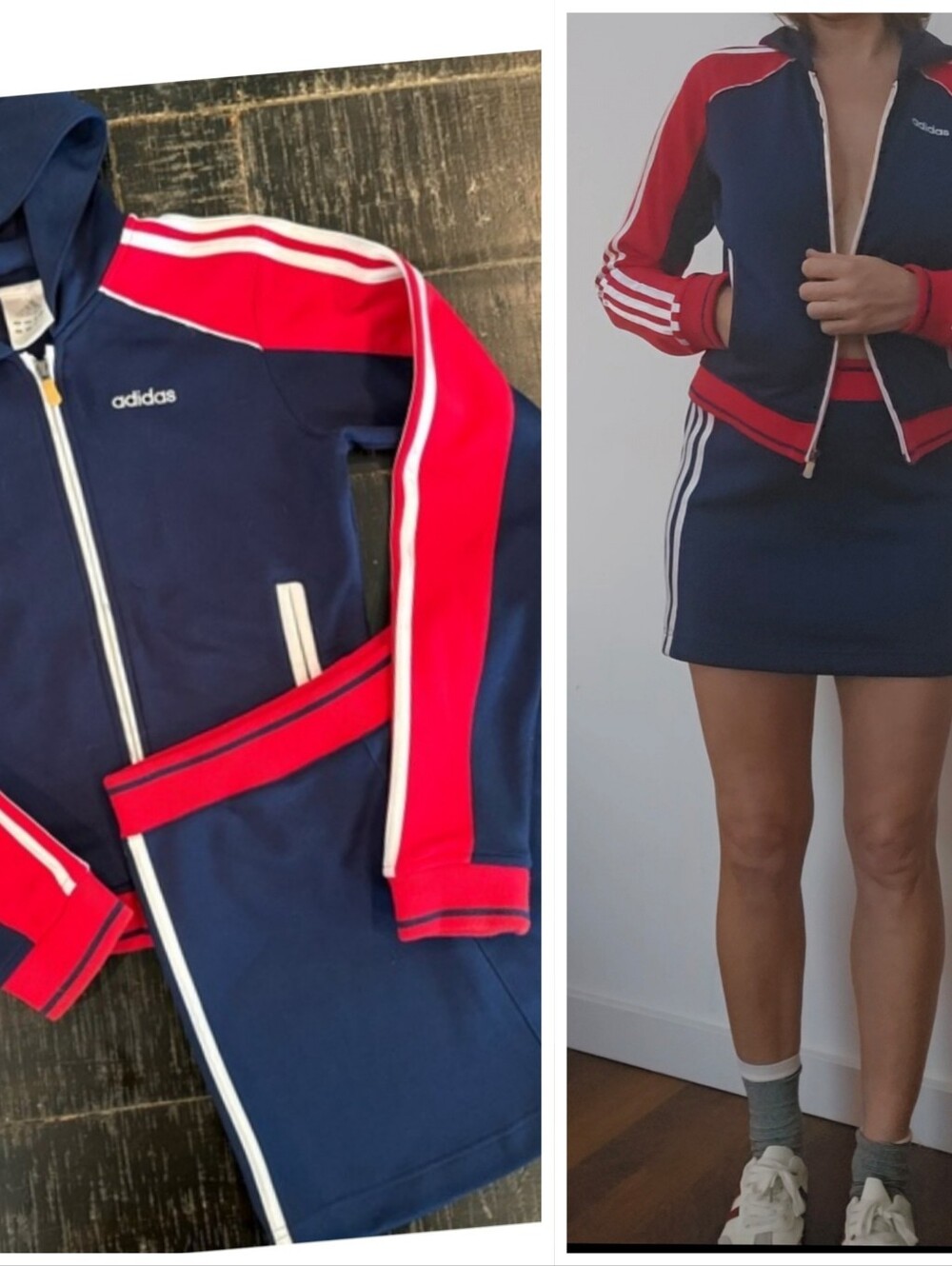 ADIDAS Classic World Cup  Soccer Jersey Blank Skirt Track Suit S